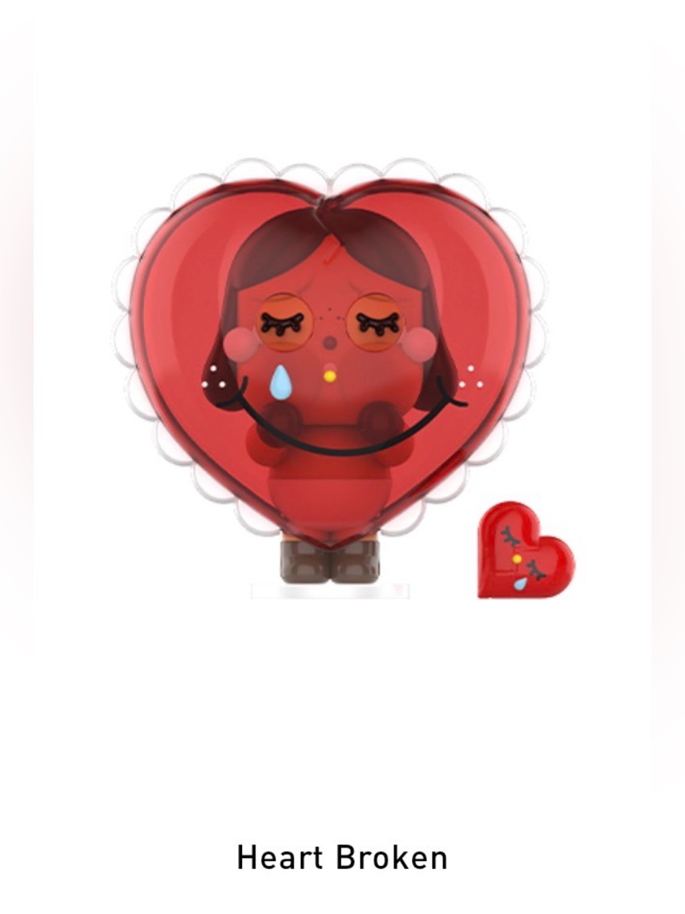 HEART BROKEN Crybaby, Crying For Love Figure, Unopened Box